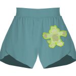 Ladies Flowy Overlay Shorts Thumbnail