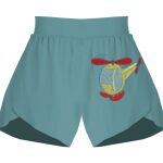 Ladies Flowy Overlay Shorts Thumbnail