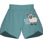 Ladies Flowy Overlay Shorts Thumbnail