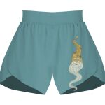 Ladies Flowy Overlay Shorts Thumbnail