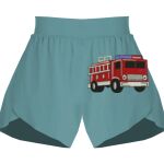 Ladies Flowy Overlay Shorts Thumbnail