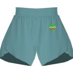 Ladies Flowy Overlay Shorts Thumbnail