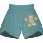 Ladies Flowy Overlay Shorts Thumbnail