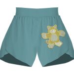Ladies Flowy Overlay Shorts Thumbnail