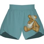 Ladies Flowy Overlay Shorts Thumbnail