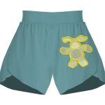 Ladies Flowy Overlay Shorts Thumbnail