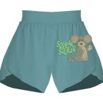 Ladies Flowy Overlay Shorts Thumbnail