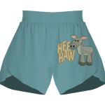 Ladies Flowy Overlay Shorts Thumbnail