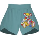 Ladies Flowy Overlay Shorts Thumbnail