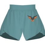 Ladies Flowy Overlay Shorts Thumbnail