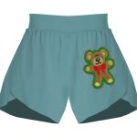 Ladies Flowy Overlay Shorts Thumbnail