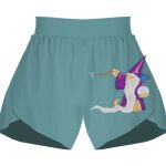 Ladies Flowy Overlay Shorts Thumbnail