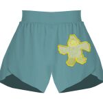 Ladies Flowy Overlay Shorts Thumbnail