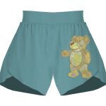 Ladies Flowy Overlay Shorts Thumbnail