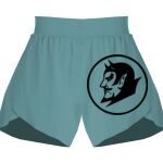 Ladies Flowy Overlay Shorts Thumbnail