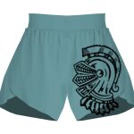 Ladies Flowy Overlay Shorts Thumbnail