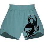 Ladies Flowy Overlay Shorts Thumbnail