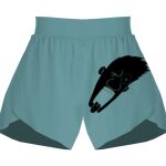 Ladies Flowy Overlay Shorts Thumbnail