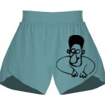 Ladies Flowy Overlay Shorts Thumbnail