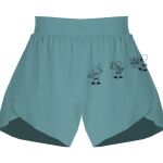 Ladies Flowy Overlay Shorts Thumbnail