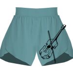 Ladies Flowy Overlay Shorts Thumbnail