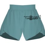 Ladies Flowy Overlay Shorts Thumbnail