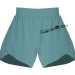 Ladies Flowy Overlay Shorts Thumbnail