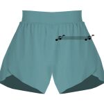 Ladies Flowy Overlay Shorts Thumbnail