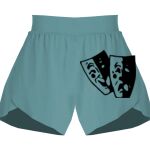 Ladies Flowy Overlay Shorts Thumbnail