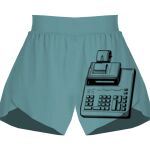 Ladies Flowy Overlay Shorts Thumbnail