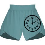 Ladies Flowy Overlay Shorts Thumbnail