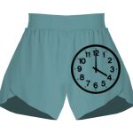 Ladies Flowy Overlay Shorts Thumbnail