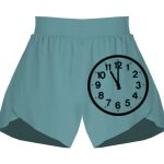 Ladies Flowy Overlay Shorts Thumbnail