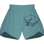 Ladies Flowy Overlay Shorts Thumbnail