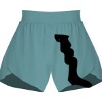 Ladies Flowy Overlay Shorts Thumbnail