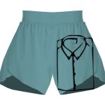 Ladies Flowy Overlay Shorts Thumbnail