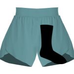 Ladies Flowy Overlay Shorts Thumbnail