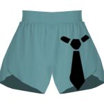 Ladies Flowy Overlay Shorts Thumbnail