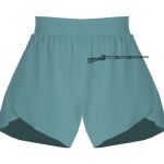Ladies Flowy Overlay Shorts Thumbnail
