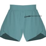 Ladies Flowy Overlay Shorts Thumbnail