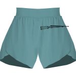 Ladies Flowy Overlay Shorts Thumbnail