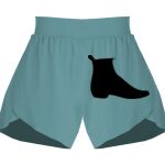 Ladies Flowy Overlay Shorts Thumbnail