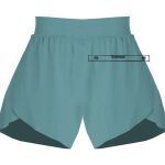 Ladies Flowy Overlay Shorts Thumbnail