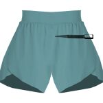 Ladies Flowy Overlay Shorts Thumbnail