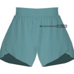 Ladies Flowy Overlay Shorts Thumbnail