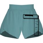 Ladies Flowy Overlay Shorts Thumbnail