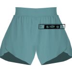 Ladies Flowy Overlay Shorts Thumbnail