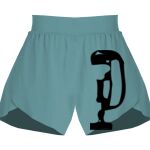 Ladies Flowy Overlay Shorts Thumbnail