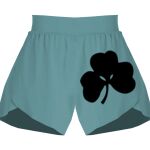 Ladies Flowy Overlay Shorts Thumbnail