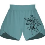 Ladies Flowy Overlay Shorts Thumbnail